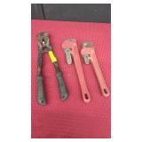 Bolt Cutter and Pipe Wrenches
