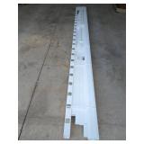 PVC White Rail Section Kit, 10ï¿½x36ï¿½H SQ
