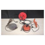 3 Retractable Electric Cord & Trouble Lights