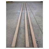Three 14ï¿½ & 16ï¿½ Oak Handrails