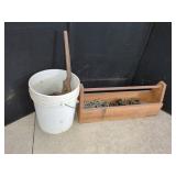 Tow Chains & Load Binder With Toolbox