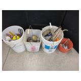 Assorted Tools and Grinding Wheels