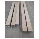 5 Assorted Oak Newel Posts