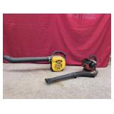 Two Gas-Powered Leaf Blowers