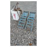 Metal Car Ramps & Grease Guns