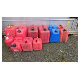Assorted Fuel Cans