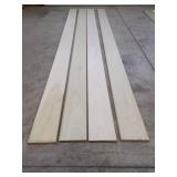 Four 3/4" x 6 1/2" x 10