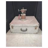 Metal Case With Torch & Primitive Tools