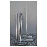 3 Roof Snow Rakes and Poles