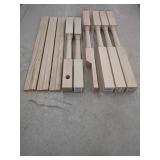Assorted Oak Staircase Newel Post