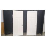 2 Masonite Insulated Three-Panel Exterior Doors