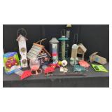 Large Quantity Birdhouses and Feeders