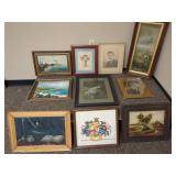 10 Framed Artwork Pieces and Prints