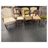 8 Upholstered Chairs