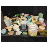 Ceramic Planters and Figurines
