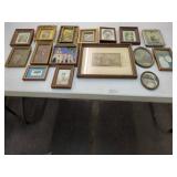 Assorted Small Framed Artworks and Images