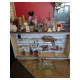 Assorted Glass Vases, Knick Knacks, Etc