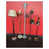 Five Floor Lamps