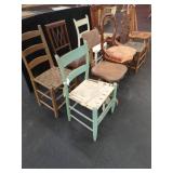Wooden Chairs and Stools