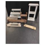 Wooden Shelving and Decor Items