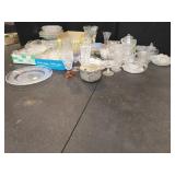 Lg Qty Clear Glassware Collection