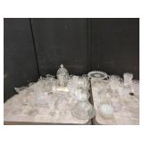 Pressed and Cut Glassware