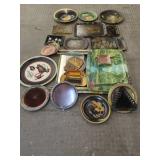 Lg Qty Decorative Metal Trays