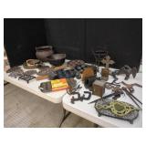 Lg Qty Cast Iron and Metal Items