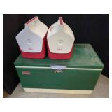 Coleman Chest Cooler and Igloo Playmates