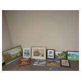 10 Framed Artwork Pieces & Prints