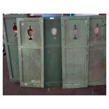 5 Wooden Green Shutters