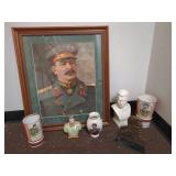 Stalin-Themed Decor Items