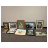 10 Framed Artworks and Prints