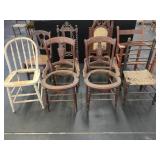 8 Wooden Chairs