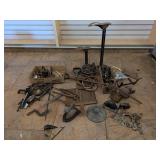 Mixed Iron Pieces, Cobblers Tools, Tools Etc.