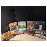 Wooden Crate with Albums