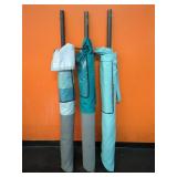 Three Outdoor Table Or Beach Umbrellas