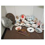 Soviet Art Plates and Sculptures
