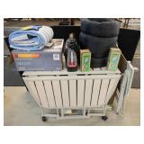 Collapsible Patio Table & Camping Items