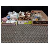 3 Boxes Assorted Shot Glasses Etc.