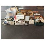 Lg Qty Picture Frames, Prints and Frame Clamp
