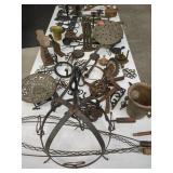 Lg Qty Assorted Metalware Items
