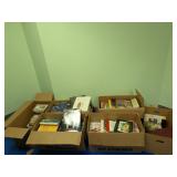 6 Large Boxes of Assorted Books