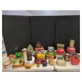 Decorative Tin Containers with Advertising