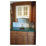 Showroom Cherry Kitchen Cabinet Display