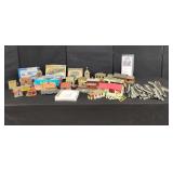 HO SCALE TRAIN BUILDINGS LOT KIBRI ROCO