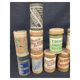 EDISON CYLINDER PHONOGRAPH RECORD LOT