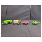 HUBLEY KIDDIE TOY NO. 5 TRACTOR & TRAILERS