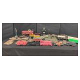LIONEL O GAUGE TRAINS AND TRACK LOT