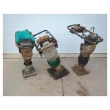 THREE WACKER JUMPING JACK TAMPERS